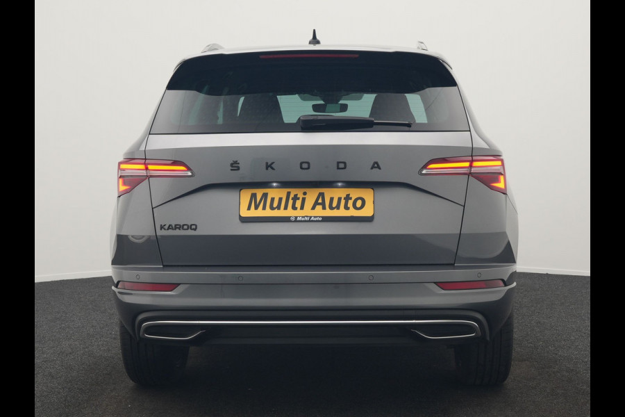 Škoda Karoq 1.5 TSI ACT Sportline Business FACELIFT MODEL DSG 150pk | Adaptive Cruise | Camera | Matrix LED | RS Sportstoelen Verwarmd | 18"L.M | Adaptive Onderstel | Keyless | Sfeerverlichting | Apple Carplay | Virtual | Navigatie | DAB |