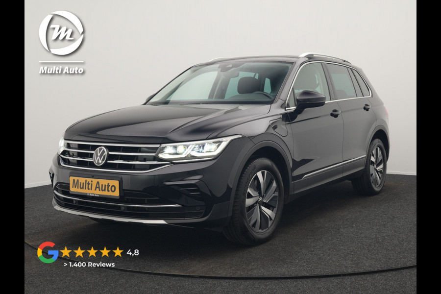 Volkswagen Tiguan 1.4 TSI eHybrid Elegance PHEV 245pk Dealer O.H | Panodak | Adaptive Cruise | 360 Camera | IQ Light | Alcantara Comforstoelen Massage & Verwarmd | Keyless | Apple Carplay | IQ Drive | Navigatie | Virtual | DAB | 18"L.M | Plug In Hybrid