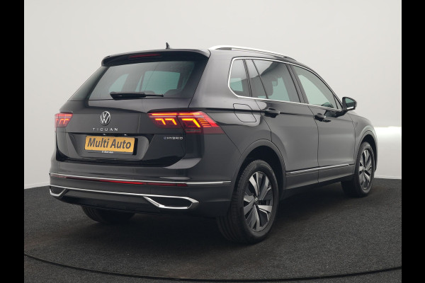 Volkswagen Tiguan 1.4 TSI eHybrid Elegance PHEV 245pk Dealer O.H | Panodak | Adaptive Cruise | 360 Camera | IQ Light | Alcantara Comforstoelen Massage & Verwarmd | Keyless | Apple Carplay | IQ Drive | Navigatie | Virtual | DAB | 18"L.M | Plug In Hybrid