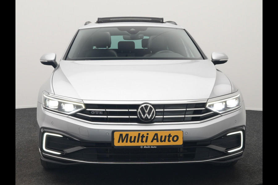 Volkswagen Passat Variant 1.4 TSI GTE Business PHEV 218pk Dealer O.H | Panodak | Adaptive Cruise | 360 Camera | IQ Light | Lederen Sportstoelen Massage & Verwarmd | Blis | Keyless | Apple Carplay | Navigatie | Virtual | DAB | 18"L.M | IQ Drive | Plug In Hybrid |