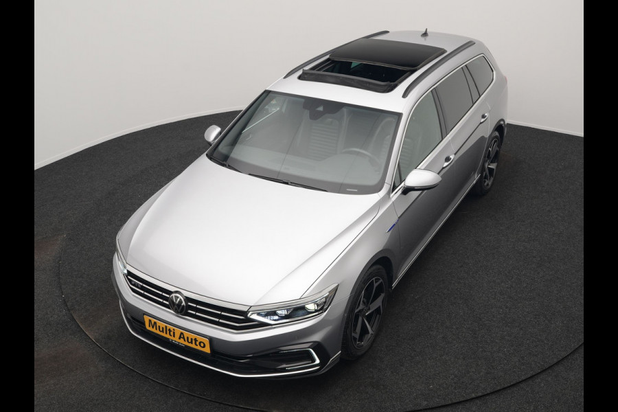 Volkswagen Passat Variant 1.4 TSI GTE Business PHEV 218pk Dealer O.H | Panodak | Adaptive Cruise | 360 Camera | IQ Light | Lederen Sportstoelen Massage & Verwarmd | Blis | Keyless | Apple Carplay | Navigatie | Virtual | DAB | 18"L.M | IQ Drive | Plug In Hybrid |