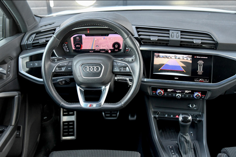 Audi Q3 35 TFSI 3x S-line. ACC, Camera, Matrix, Dodehoek, Stoelverw!