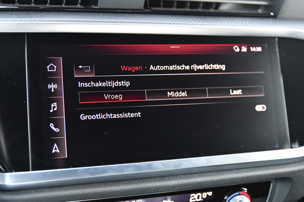 Audi Q3 35 TFSI 3x S-line. ACC, Camera, Matrix, Dodehoek, Stoelverw!
