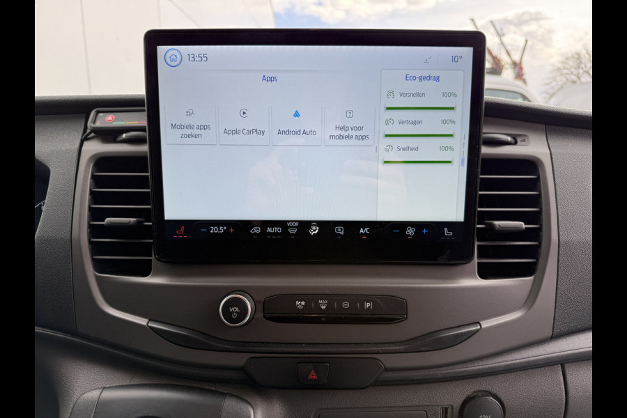 Ford E-Transit 68kWh 184PK L2H2 317km WLTP 95.9% (SOH) BEV Snelladen Tachograaf Climate Control Cruise Control Camera Carplay Navigatie Parkeersensoren voor achter