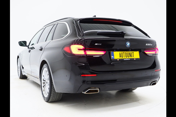 BMW 5 Serie Touring 530e xDrive | Leder | Trekhaak | Camera | Adaptive Cruise | Stoelverwarming | DAB | Carplay