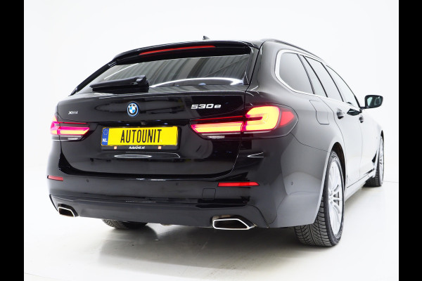 BMW 5 Serie Touring 530e xDrive | Leder | Trekhaak | Camera | Adaptive Cruise | Stoelverwarming | DAB | Carplay