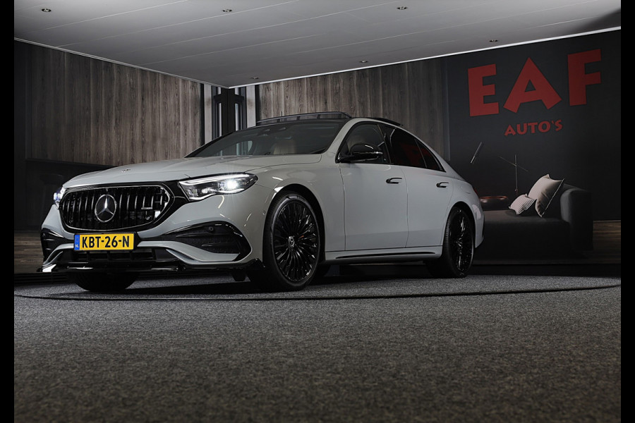 Mercedes-Benz E-Klasse 400 e 4MATIC AMG 53 Look / Hyperscreen / Massage / Burmester / Head Up / Luchtvering / Leder / Pano / 20 In
