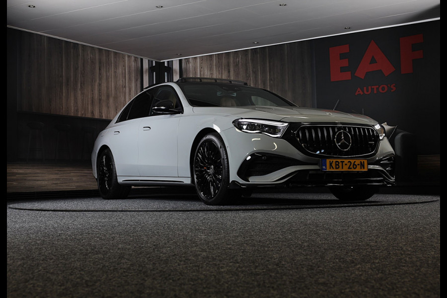 Mercedes-Benz E-Klasse 400 e 4MATIC AMG 53 Look / Hyperscreen / Massage / Burmester / Head Up / Luchtvering / Leder / Pano / 20 In
