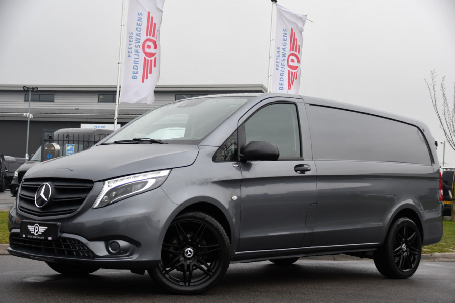 Mercedes-Benz Vito 116 CDI L2 PB Edition Camera, Cruise, Carplay, LED, Automaat, 164pk, Trekhaak, Stoelverwarming, Sensoren, Uniek!