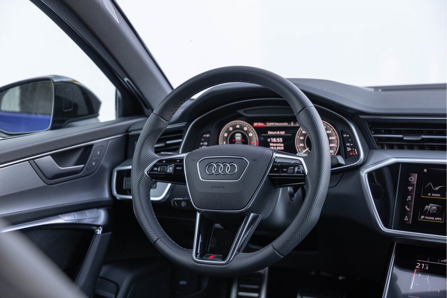 Audi A6 Limousine 55 TFSI e Quattro 367pk Competition S-stoelen B&O HuD Nachtzicht ACC