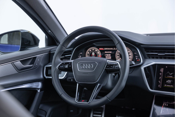 Audi A6 Limousine 55 TFSI e Quattro 367pk Competition S-stoelen B&O HuD Nachtzicht ACC