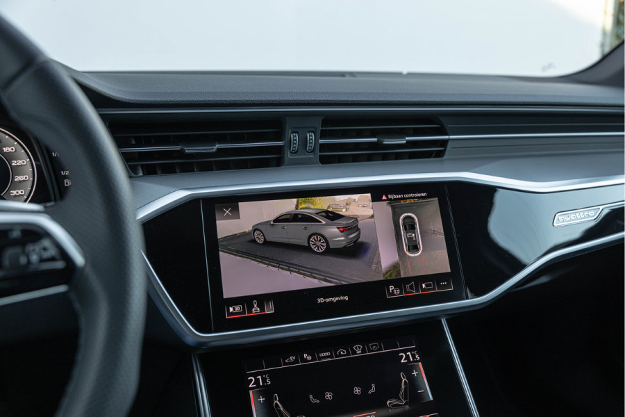 Audi A6 Limousine 55 TFSI e Quattro 367pk Competition S-stoelen B&O HuD Nachtzicht ACC