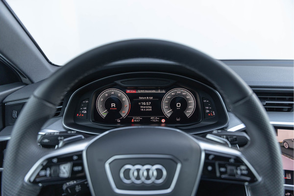 Audi A6 Limousine 55 TFSI e Quattro 367pk Competition S-stoelen B&O HuD Nachtzicht ACC