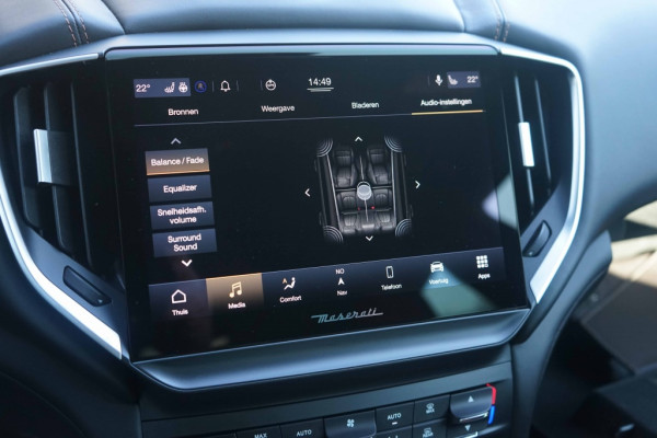 Maserati Ghibli 2.0 MHEV GranSport GT 330PK Pano/B&W/21"/Sport-seats/Full-Nero