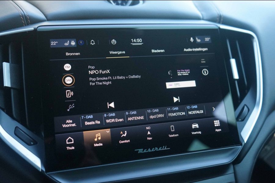 Maserati Ghibli 2.0 MHEV GranSport GT 330PK Pano/B&W/21"/Sport-seats/Full-Nero