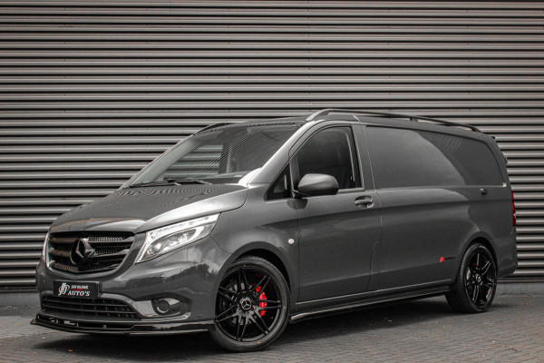 Mercedes-Benz Vito 116CDI 163PK LANG JB- EDITION FULL BLACK / AMG / SPOILER / VERLAGINGSVEREN / NAVIGATIE / SIDE- BARS / CAMERA