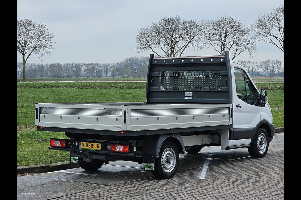 Ford Transit 310 2.0 TDCI L3 Open-Laadbak NAP Airco Oh-historie 1e Eigenaar 3-Zits Trekhaak!