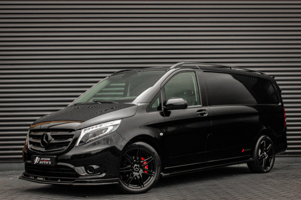 Mercedes-Benz Vito 136PK JB-EDITION FULL BLACK / AMG / SPOILER /VERLAGINGSVEREN / NAVIGATIE / SIDE-BARS / TREKHAAK / CRUISECRONTOL