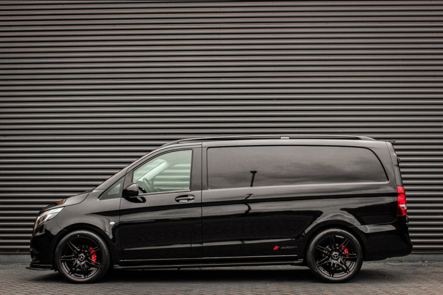 Mercedes-Benz Vito 136PK JB-EDITION FULL BLACK / AMG / SPOILER /VERLAGINGSVEREN / NAVIGATIE / SIDE-BARS / TREKHAAK / CRUISECRONTOL