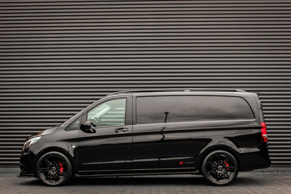 Mercedes-Benz Vito 136PK JB-EDITION FULL BLACK / AMG / SPOILER /VERLAGINGSVEREN / NAVIGATIE / SIDE-BARS / TREKHAAK / CRUISECRONTOL