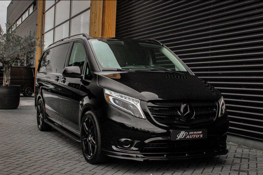 Mercedes-Benz Vito 136PK JB-EDITION FULL BLACK / AMG / SPOILER /VERLAGINGSVEREN / NAVIGATIE / SIDE-BARS / TREKHAAK / CRUISECRONTOL