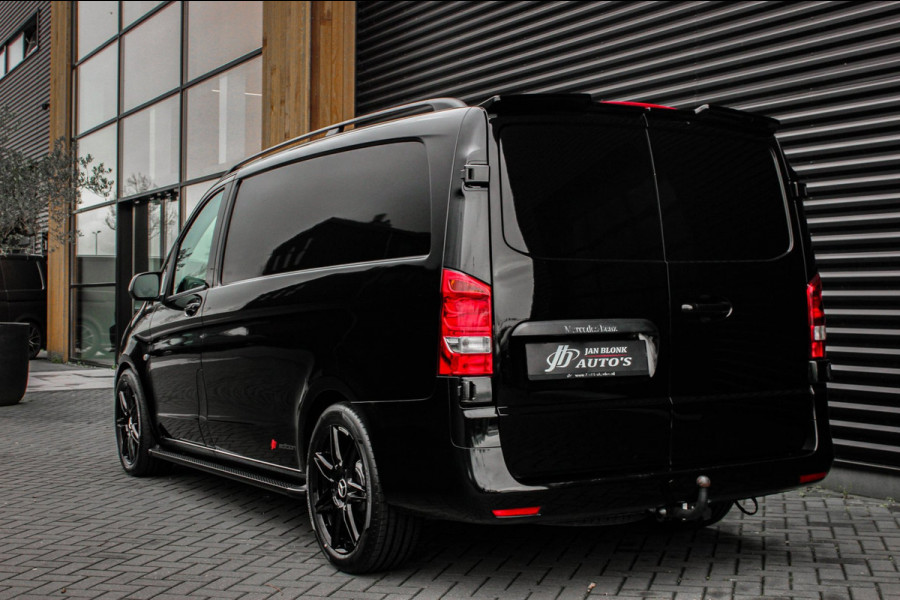 Mercedes-Benz Vito 136PK JB-EDITION FULL BLACK / AMG / SPOILER /VERLAGINGSVEREN / NAVIGATIE / SIDE-BARS / TREKHAAK / CRUISECRONTOL