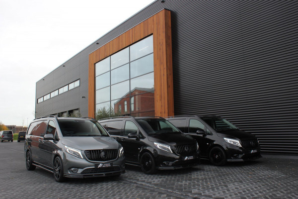 Mercedes-Benz Vito 136PK JB-EDITION FULL BLACK / AMG / SPOILER /VERLAGINGSVEREN / NAVIGATIE / SIDE-BARS / TREKHAAK / CRUISECRONTOL