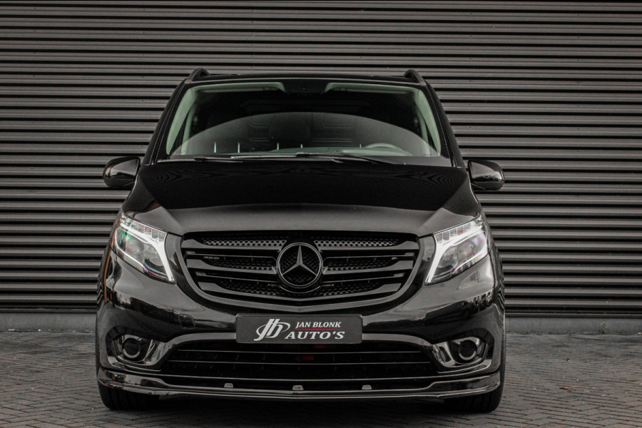 Mercedes-Benz Vito 136PK JB-EDITION FULL BLACK / AMG / SPOILER /VERLAGINGSVEREN / NAVIGATIE / SIDE-BARS / TREKHAAK / CRUISECRONTOL