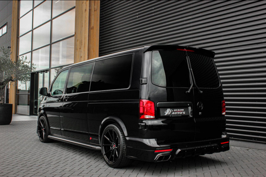 Volkswagen Transporter 2.0 TDI L2H1 150PK BULLI DC DUBBEL CABINE / LEIGHTONVANS BODYKIT / FULL OPTINS / LEDER / FULL BLACK / APPLE
