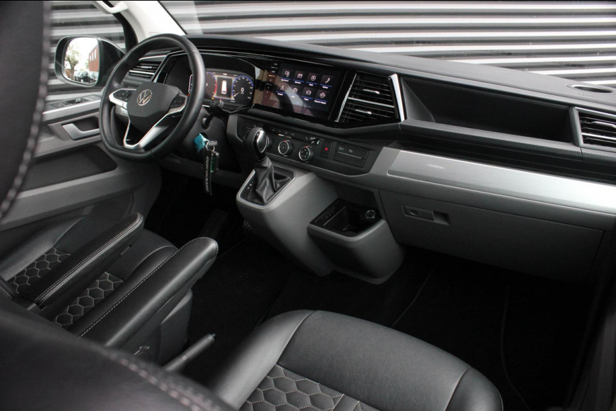 Volkswagen Transporter 2.0 TDI L2H1 150PK BULLI DC DUBBEL CABINE / LEIGHTONVANS BODYKIT / FULL OPTINS / LEDER / FULL BLACK / APPLE