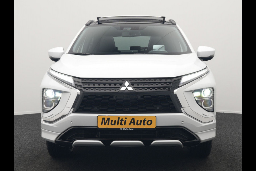 Mitsubishi Eclipse Cross 2.4 Instyle PHEV 188pk Dealer O.H. | Trekhaak Afn. | Panodak | Head Up | Adaptive Cruise | 360 Camera | Lederen Sportstoelen & Stuur Verwarmd | Apple Carplay | Keyless | Blis | Navigatie TomTom | Plug