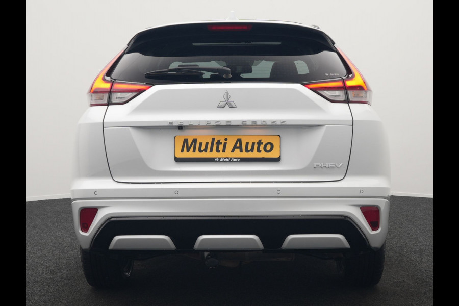 Mitsubishi Eclipse Cross 2.4 Instyle PHEV 188pk Dealer O.H. | Trekhaak Afn. | Panodak | Head Up | Adaptive Cruise | 360 Camera | Lederen Sportstoelen & Stuur Verwarmd | Apple Carplay | Keyless | Blis | Navigatie TomTom | Plug