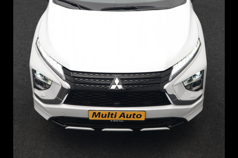 Mitsubishi Eclipse Cross 2.4 Instyle PHEV 188pk Dealer O.H. | Trekhaak Afn. | Panodak | Head Up | Adaptive Cruise | 360 Camera | Lederen Sportstoelen & Stuur Verwarmd | Apple Carplay | Keyless | Blis | Navigatie TomTom | Plug