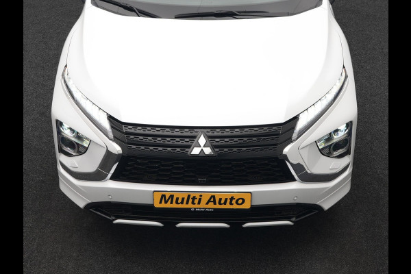 Mitsubishi Eclipse Cross 2.4 Instyle PHEV 188pk Dealer O.H. | Trekhaak Afn. | Panodak | Head Up | Adaptive Cruise | 360 Camera | Lederen Sportstoelen & Stuur Verwarmd | Apple Carplay | Keyless | Blis | Navigatie TomTom | Plug