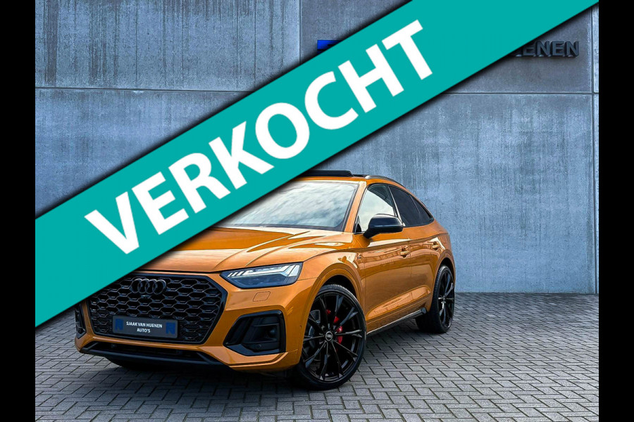 Audi Q5 Sportback 55TFSIe 367pk Quattro Competition S Edition S-Line Audi Exclusive|Pano|Luchtv.|HUD|Leder+Ventilatie|B&O|360°View