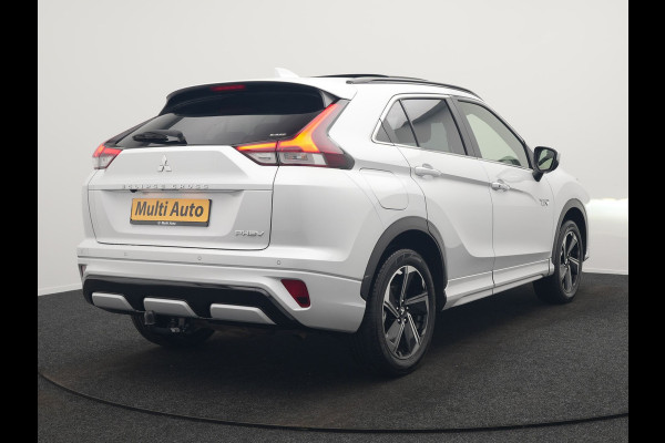 Mitsubishi Eclipse Cross 2.4 Instyle PHEV 188pk Dealer O.H | Trekhaak Afn. | Panodak | Adaptive Cruise | 360 Camera | Lederen Sportstoelen & Stuur Verwarmd | Keyless | Apple Carplay | Blis | Navigatie | Lane Assist | Plug In Hybrid