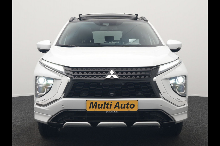 Mitsubishi Eclipse Cross 2.4 Instyle PHEV 188pk Dealer O.H | Trekhaak Afn. | Panodak | Adaptive Cruise | 360 Camera | Lederen Sportstoelen & Stuur Verwarmd | Keyless | Apple Carplay | Blis | Navigatie | Lane Assist | Plug In Hybrid
