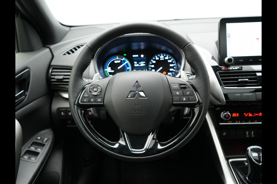 Mitsubishi Eclipse Cross 2.4 Instyle PHEV 188pk Dealer O.H | Trekhaak Afn. | Panodak | Adaptive Cruise | 360 Camera | Lederen Sportstoelen & Stuur Verwarmd | Keyless | Apple Carplay | Blis | Navigatie | Lane Assist | Plug In Hybrid