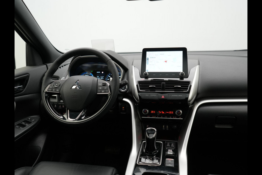 Mitsubishi Eclipse Cross 2.4 Instyle PHEV 188pk Dealer O.H | Trekhaak Afn. | Panodak | Adaptive Cruise | 360 Camera | Lederen Sportstoelen & Stuur Verwarmd | Keyless | Apple Carplay | Blis | Navigatie | Lane Assist | Plug In Hybrid