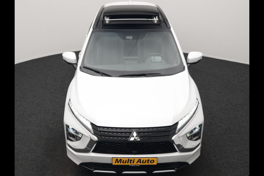 Mitsubishi Eclipse Cross 2.4 Instyle PHEV 188pk Dealer O.H | Trekhaak Afn. | Panodak | Adaptive Cruise | 360 Camera | Lederen Sportstoelen & Stuur Verwarmd | Keyless | Apple Carplay | Blis | Navigatie | Lane Assist | Plug In Hybrid