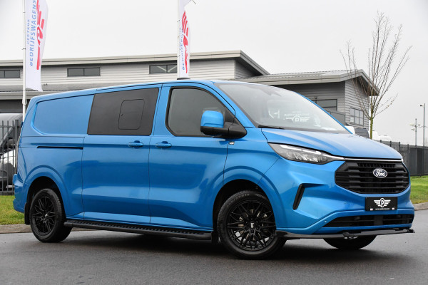 Ford Transit Custom 300 2.0 TDCI L2H1 Limited DC PB Edition Virtual, Cruise, Carplay, 2 x Schuifdeur, LED, 136pk, Automaat, Stuurverwarming, Stoelverwarming, Uniek!