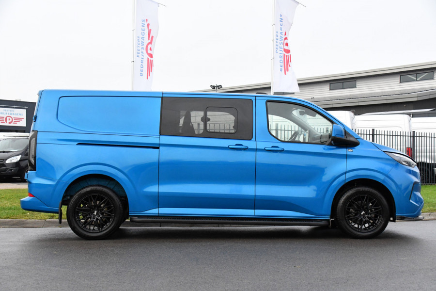 Ford Transit Custom 300 2.0 TDCI L2H1 Limited DC PB Edition Virtual, Cruise, Carplay, 2 x Schuifdeur, LED, 136pk, Automaat, Stuurverwarming, Stoelverwarming, Uniek!