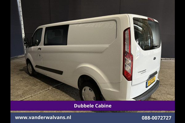 Ford Transit Custom 2.0 TDCI 131pk L2H1 Dubbele Cabine Euro6 Airco | 6-Zits | LED | Cruisecontrol | Parkeersensoren Achterklep, 2800kg trekvermogen