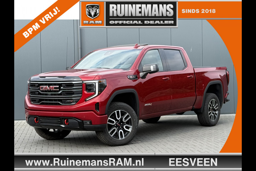 GMC SIERRA AT4 6.2L V8 420 PK / BPM VRIJ!! / VIRTUAL COCKPIT / HEAD UP / 360 CAMERA / BOSE / LEDER / TREKHAAK / 3500 KG AHG