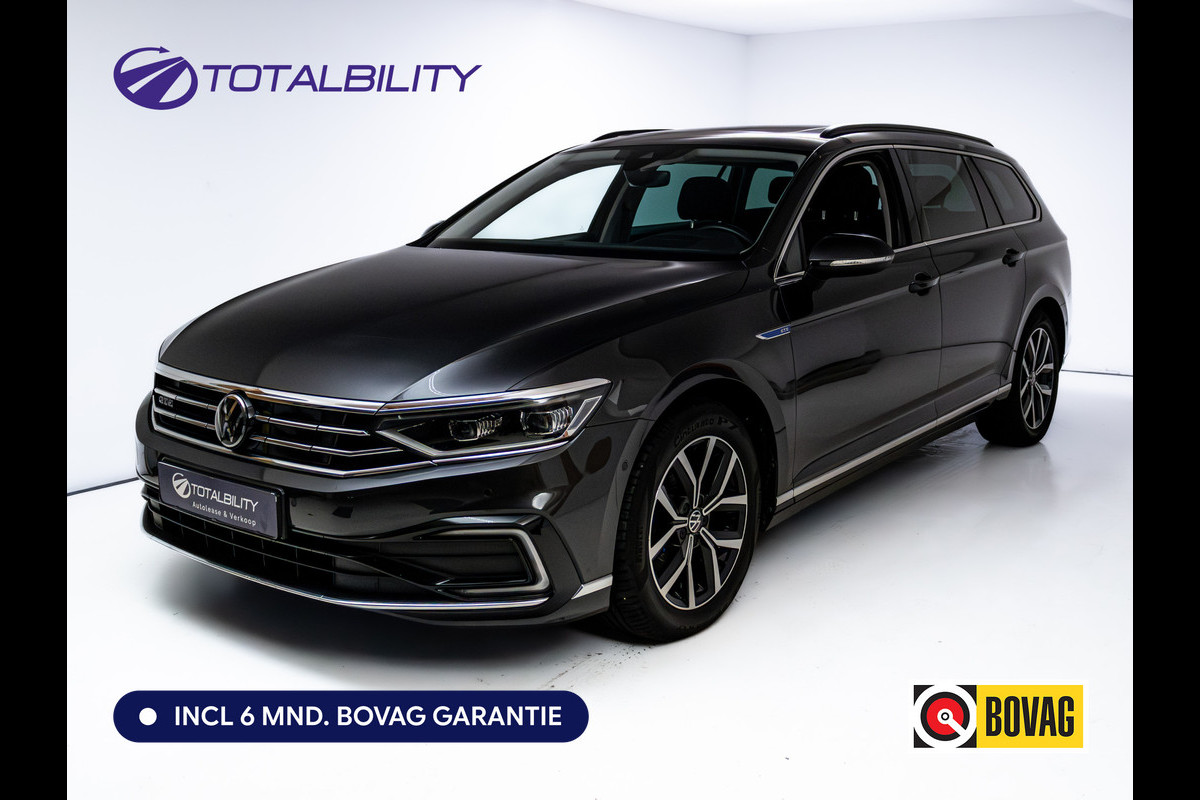 Volkswagen Passat Variant 1.4 TSI PHEV GTE Business Panorama dak | | Ergo Comfort stoel | Elec. klep | Stoel- & Stuurverw. | Navigatie, Headup, Camera,  Adaptieve Cruise, Automatisch inparkeren, Sfeerverlichting