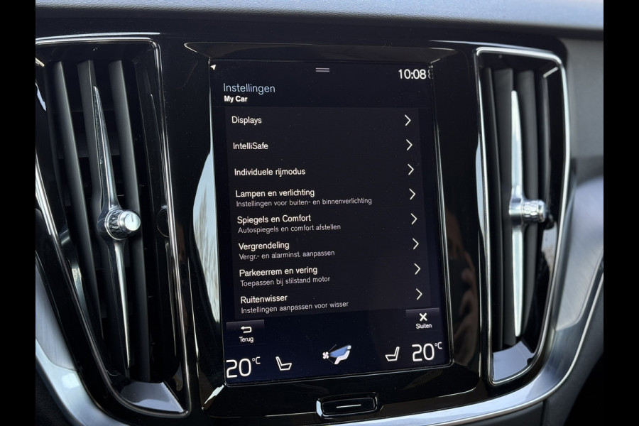 Volvo V60 2.0 T4 Momentum Pro |1e Eigenaar | Leder, Navi, Camera, Stoelverw., El. A.klep | Polestar Engineered |Dealeronderhouden|