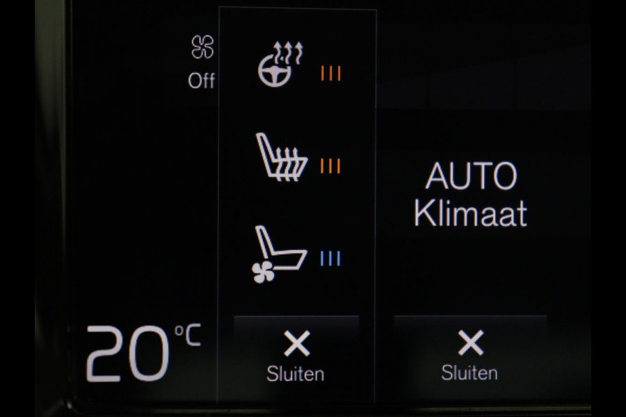 Volvo S90 2.0 T4 Business Luxury+ | Schuifdak | Stoelventilatie | Head-Up | Massage | Standkachel | 360 Camera | Leder | Head-Up | Adaptive cruise | Carplay | Park Assist | Achterbankverwarming | Navigatie