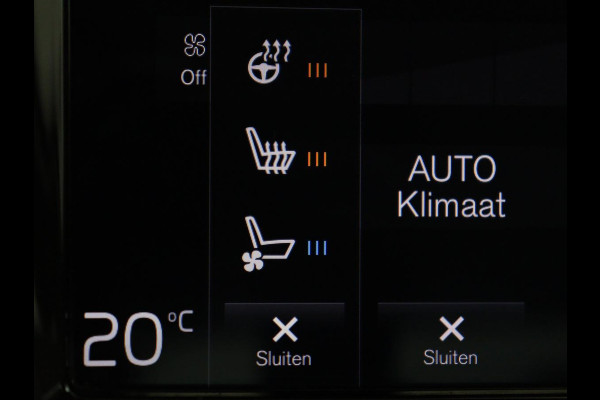 Volvo S90 2.0 T4 Business Luxury+ | Schuifdak | Stoelventilatie | Head-Up | Massage | Standkachel | 360 Camera | Leder | Head-Up | Adaptive cruise | Carplay | Park Assist | Achterbankverwarming | Navigatie