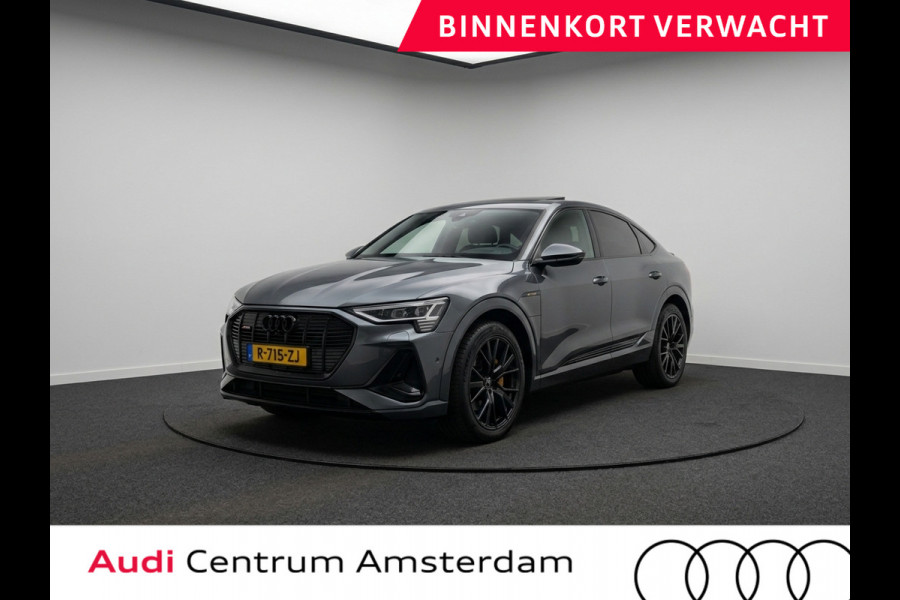 Audi e-tron Sportback 55 quattro S edition 95 kWh 408 pk | SOH 99,17% | Navigatie | Panoramadak | Parkeersensoren | Achteruitrijcamera | Lichtmetalen velgen 21" | Matrix LED koplampen | S-Line |