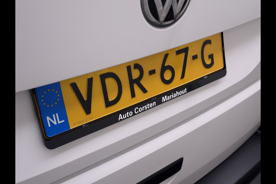 Volkswagen Transporter 2.0TDI 150PK AUT-7 3-Pers. Euro 6 Trekhaak Navi* Apple Carplay Android Auto Airco Cruise Control Pdc Comfortline Betonplex Vloer Lat om Lat Wandbetimmering Schuifdeur 2.500KG Trekgewicht 1e Eigenaar Origineel Nederlandse Bestelbus